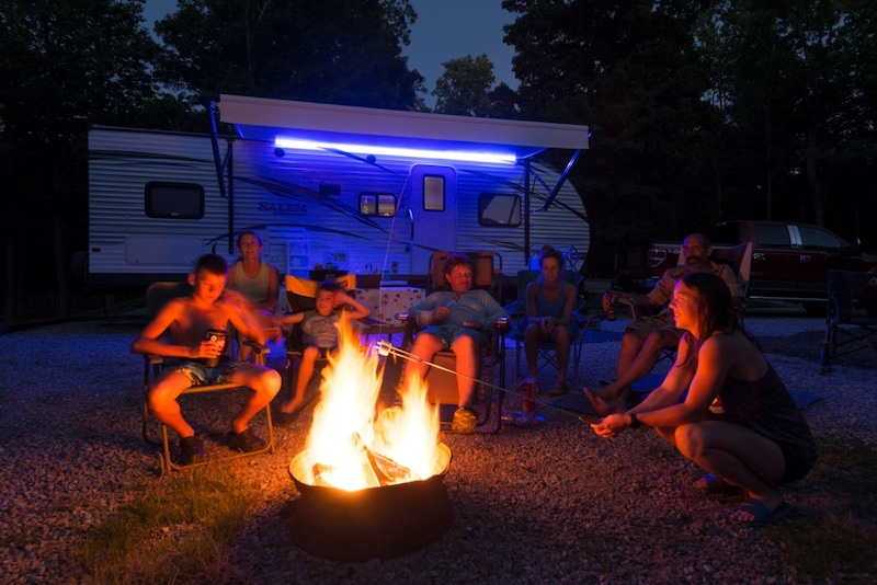 Basic Pull-Thru RV Site-2